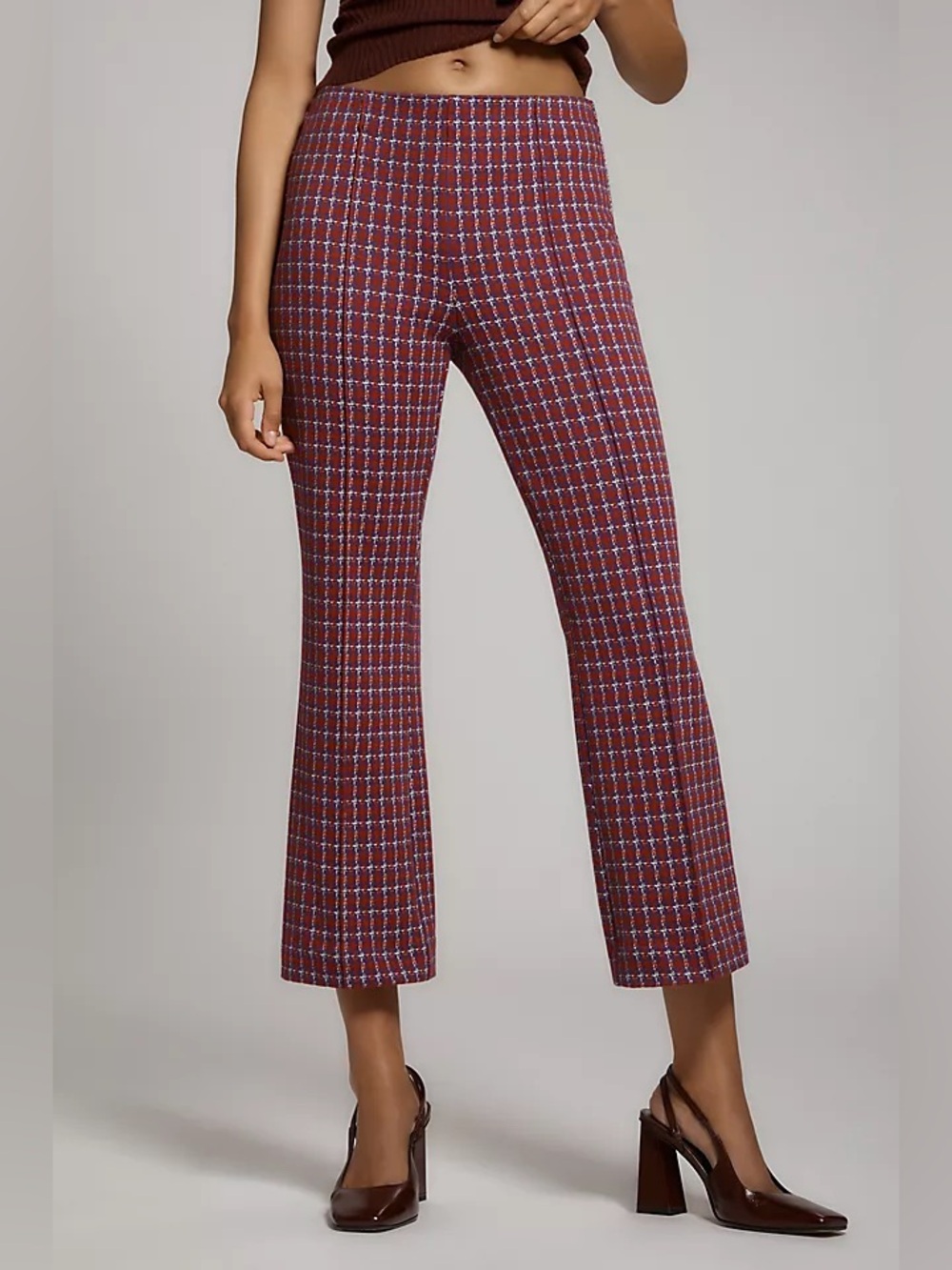 Maeve The Margot Kick-Flare Cropped Pants Size XS
